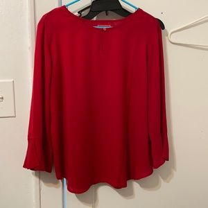 Red blouse